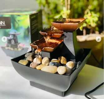 Fontaine de Table de Relaxation D'intérieur USB 3V avec Lumière LED
Deux modèles