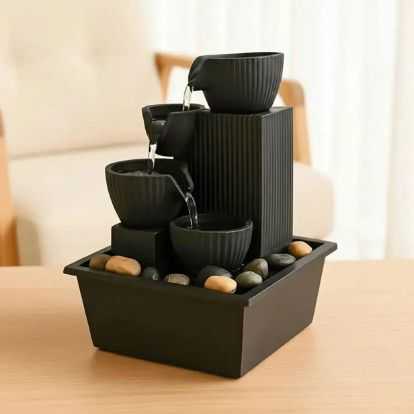 Fontaine de Table de Relaxation D'intérieur USB 3V avec Lumière LED
Deux modèles