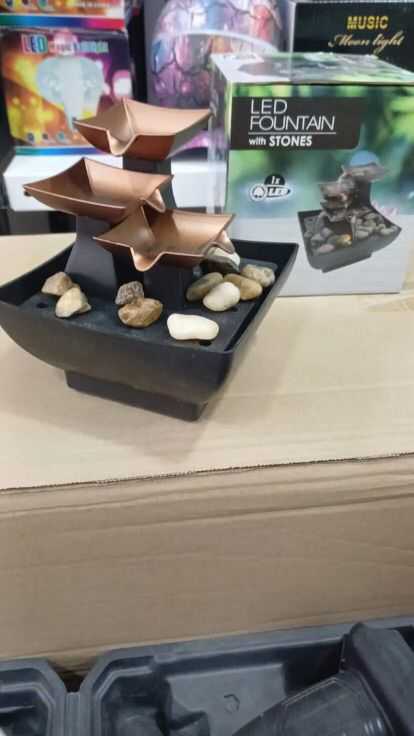 Fontaine de Table de Relaxation D'intérieur USB 3V avec Lumière LED
Deux modèles