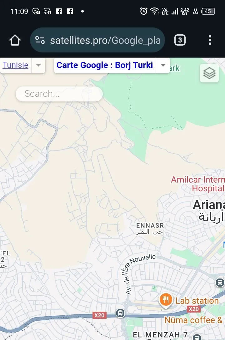 côté cité Ennasr Terrain occasion 2026