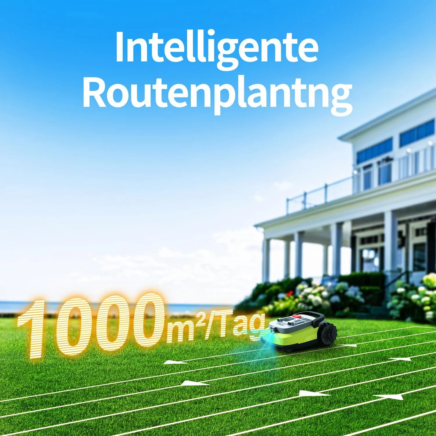 cachetée !!!! UBHOME M10 – Robot tondeuse intelligent