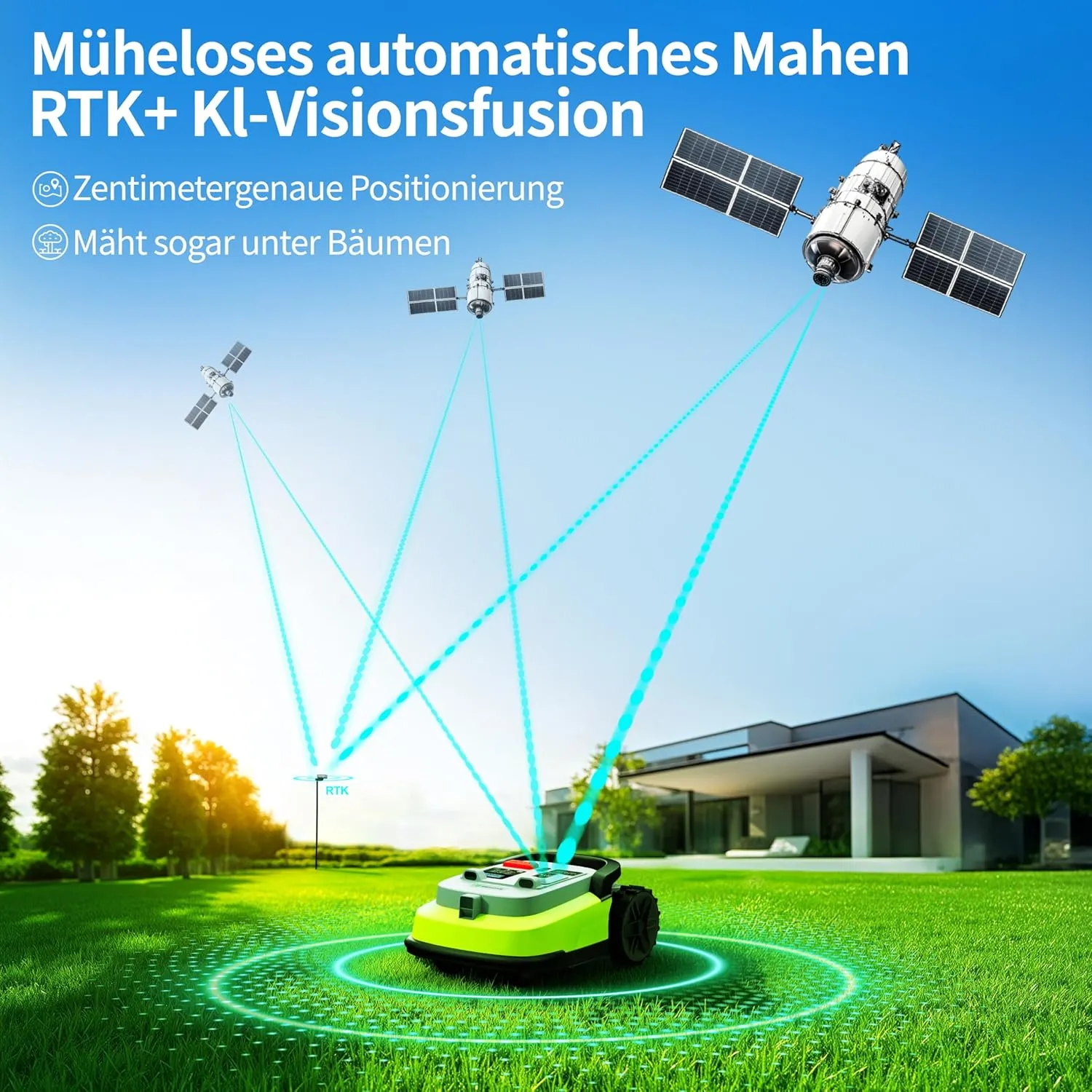 cachetée !!!! UBHOME M10 – Robot tondeuse intelligent