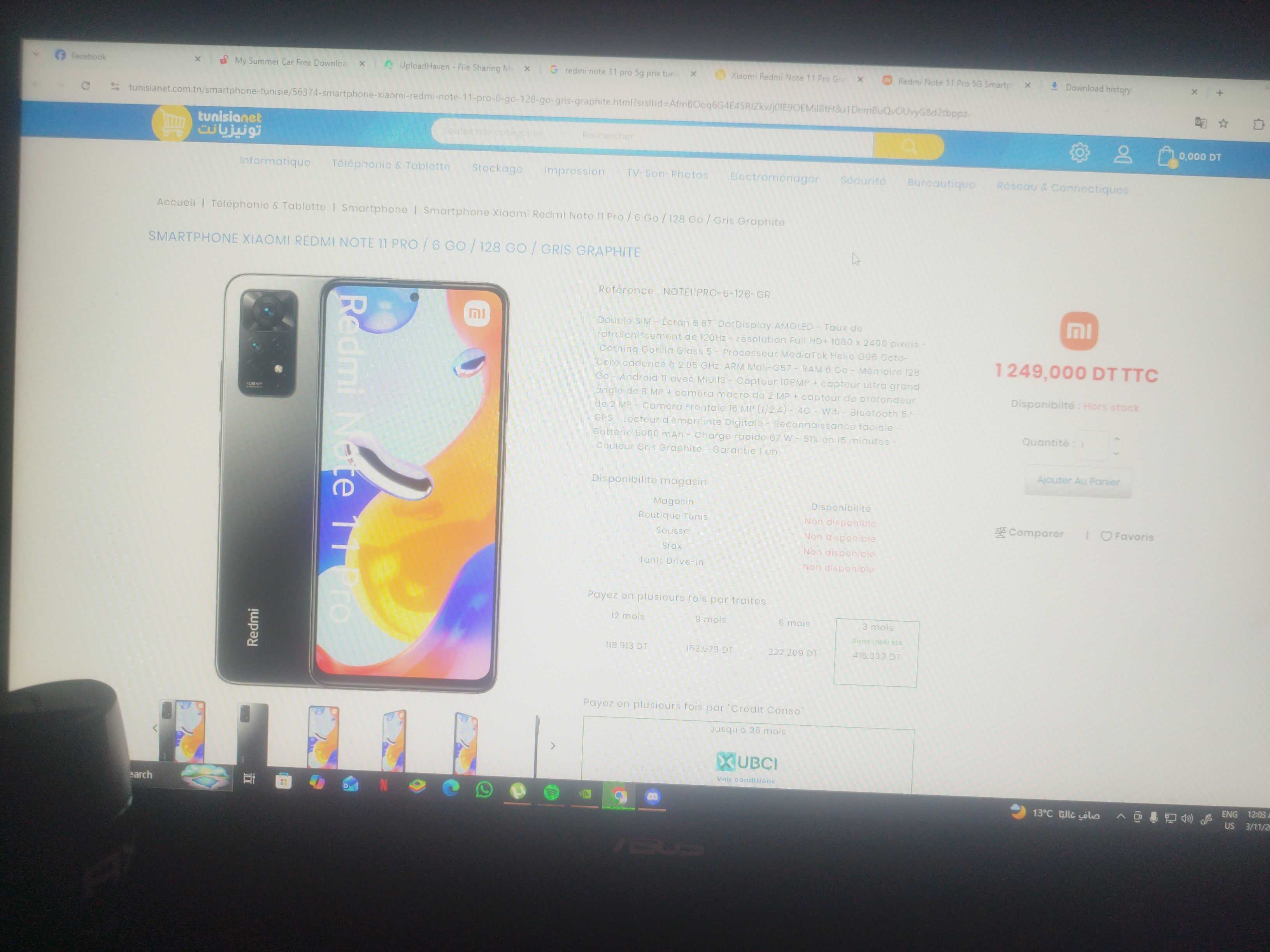 Redmi note 11 pro 5g 