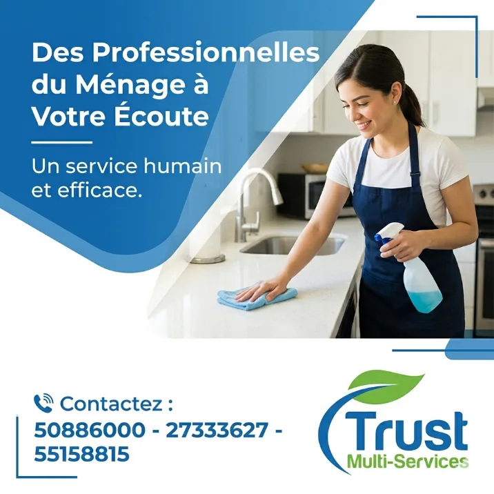 FEMME DE MENAGE PAR JOUR A MEHDIA VILLE