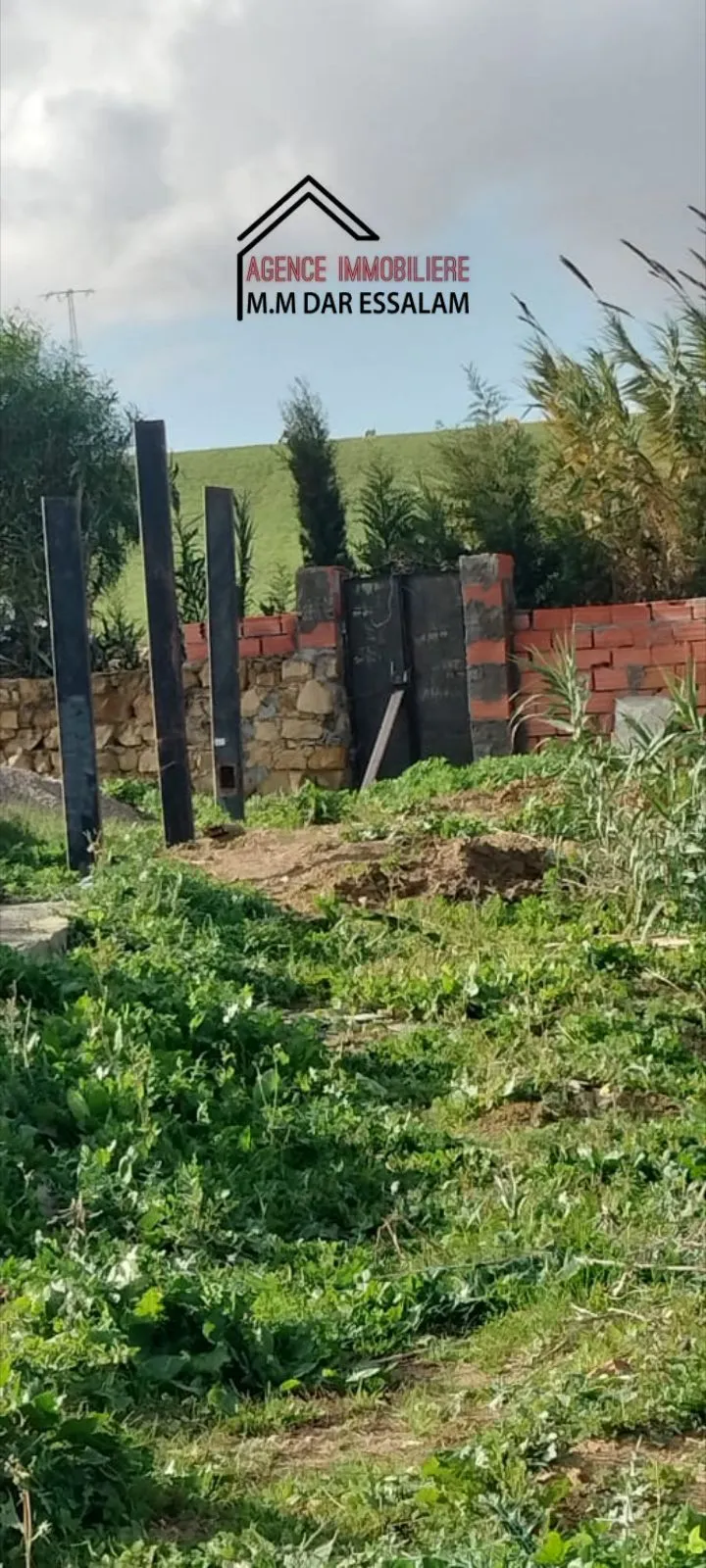 terrain se trouve directement sur la route principal