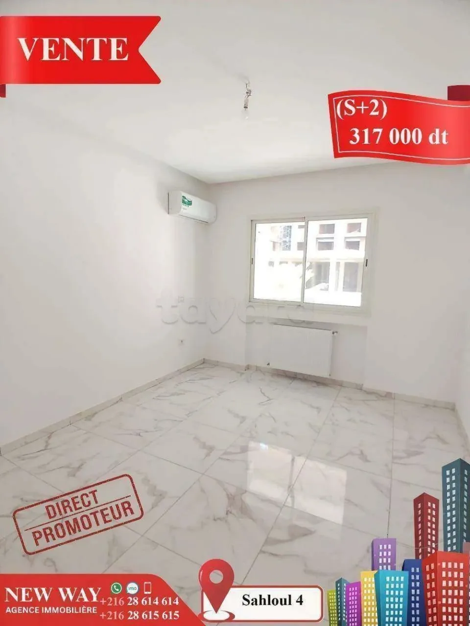 (S+2) Directe Promoteur à Sahloul 4