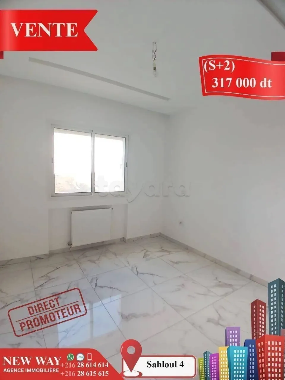 (S+2) Directe Promoteur à Sahloul 4