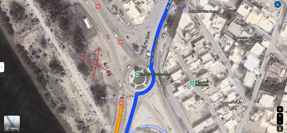 Terrain à vendre de 5560 m2 à kairouan