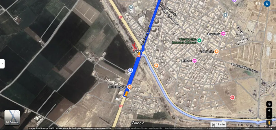 Terrain à vendre de 5560 m2 à kairouan