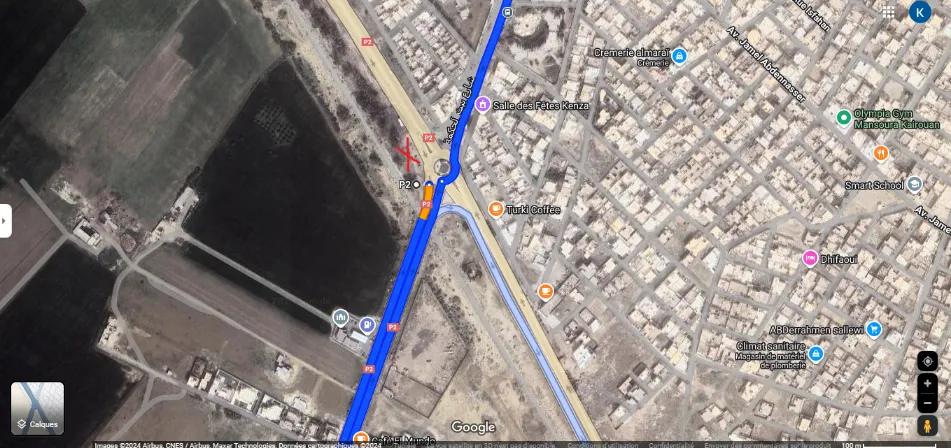 Terrain à vendre de 5560 m2 à kairouan