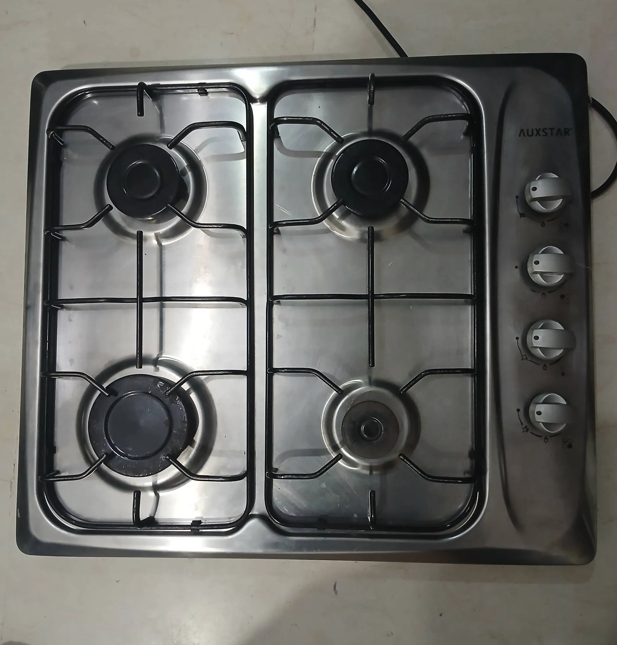 PLAQUE DE CUISSON GAZ DE VILLE 4 FEUX