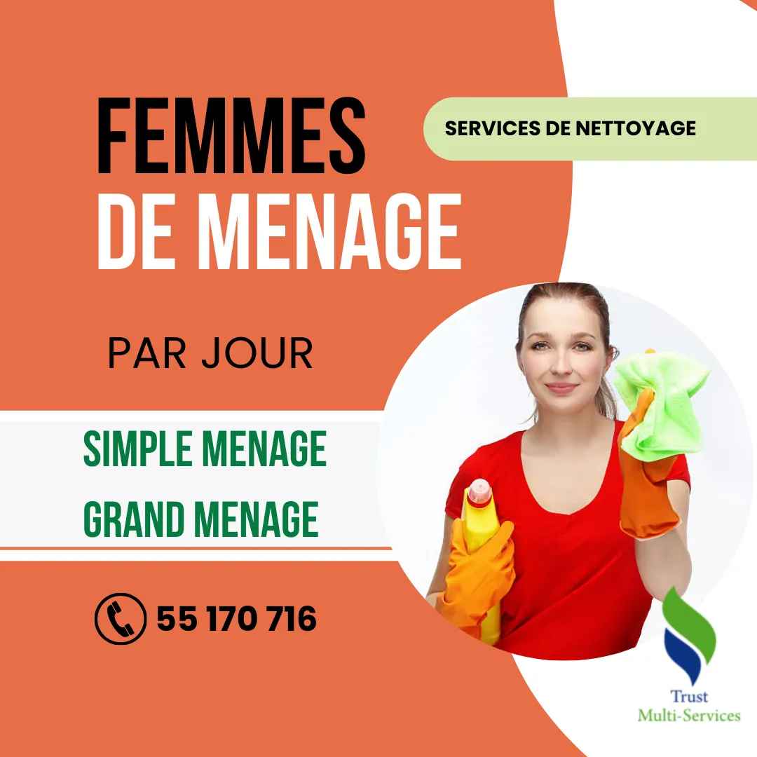 NETTOYAGE DE VILLA PAR JOUR A Bardo