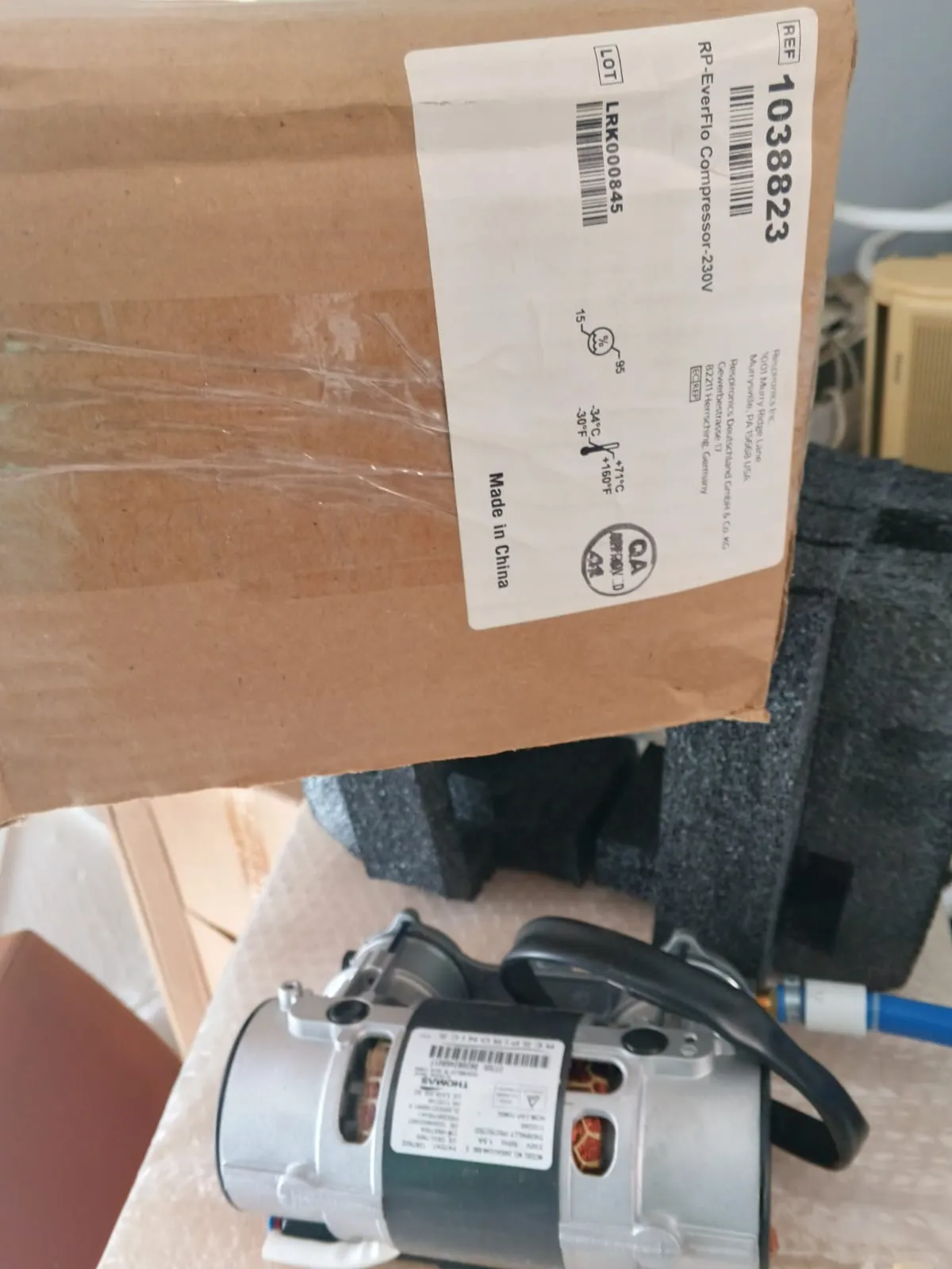 compresseur / Pompe Respironics EverFlo 230V – Neuf