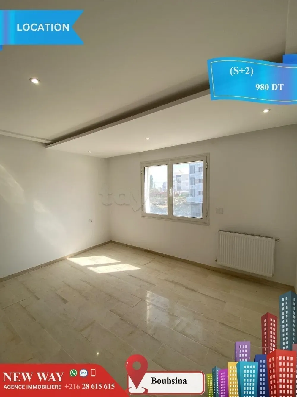 (S+2) à Bouhsina avec Place de Parking