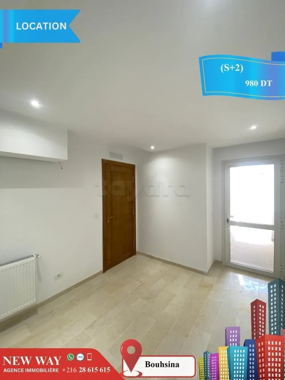 (S+2) à Bouhsina avec Place de Parking