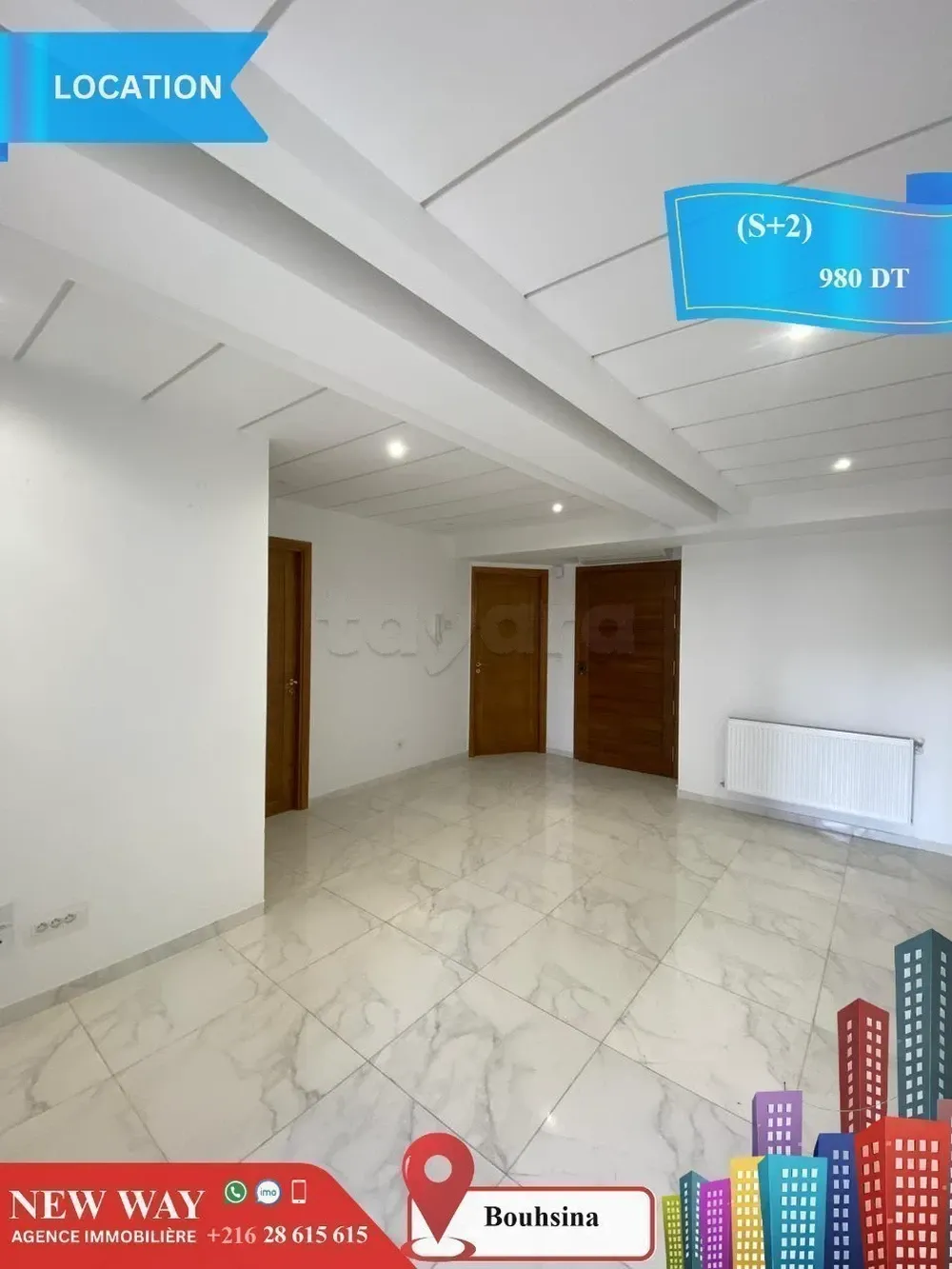 (S+2) à Bouhsina avec Place de Parking
