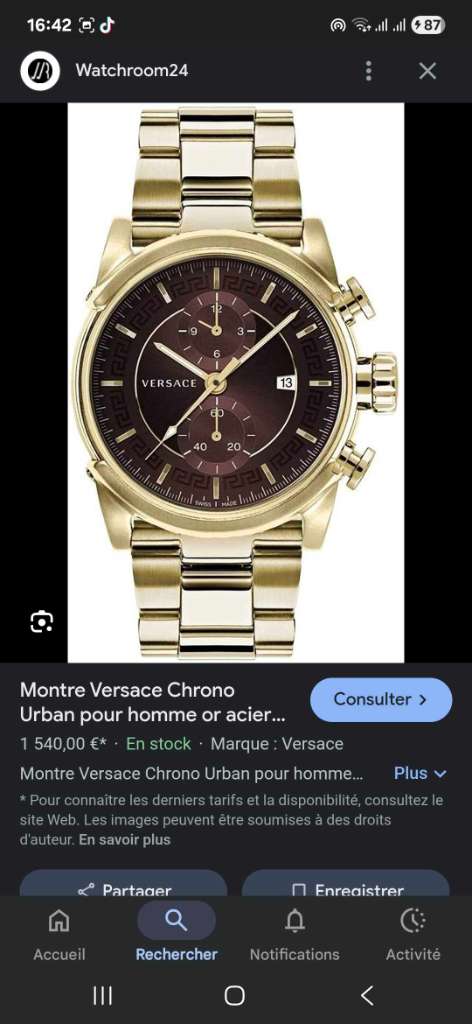 Versace urban importé