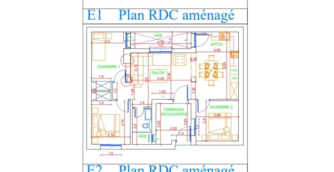 للبيع منزل مستقل في طور الانجاز نسلموه جاهز للسكن في الشاطئ القبلي الهوارية