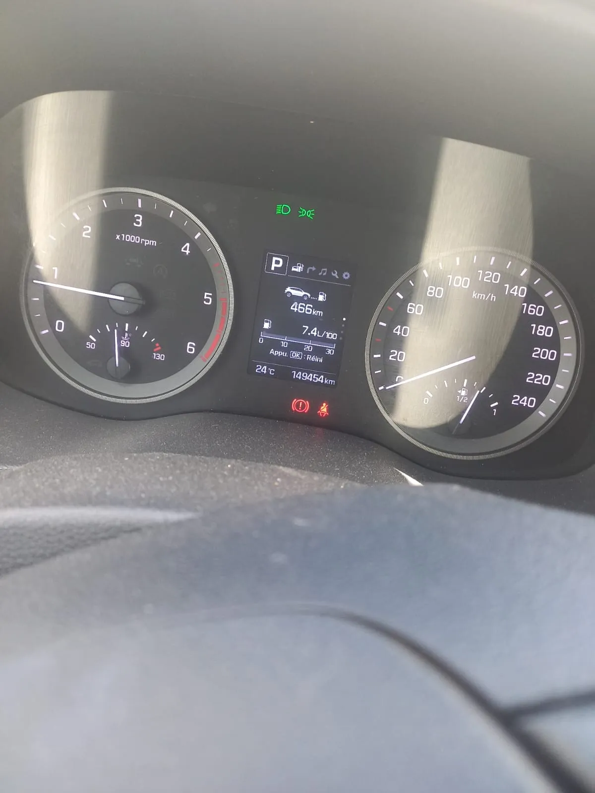 Un Hyundai Tucson "presque neuf" tout option