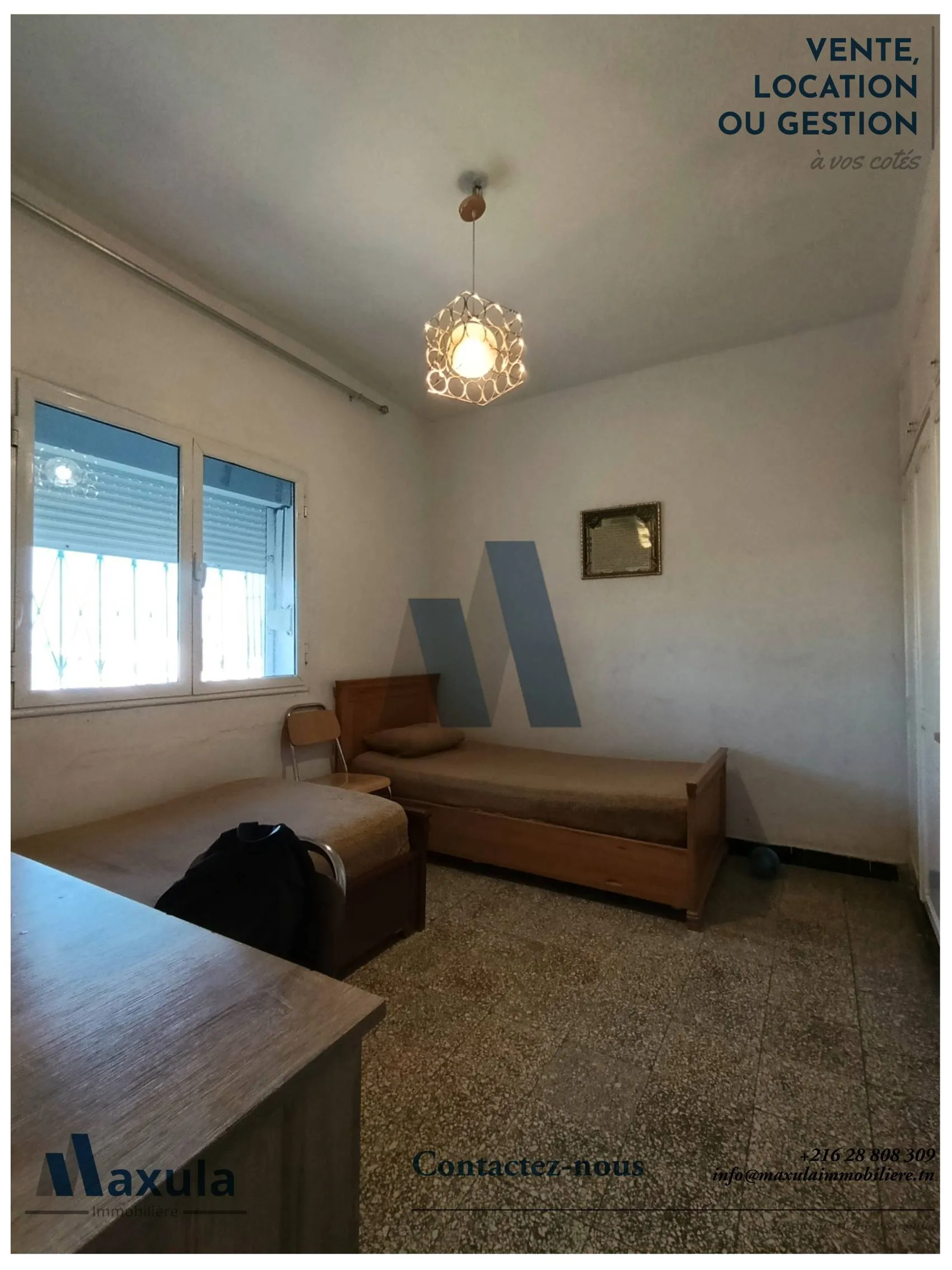 À VENDRE APPARTEMENT S+3 AU 3ÈME ÉTAGE À RADES SNIT