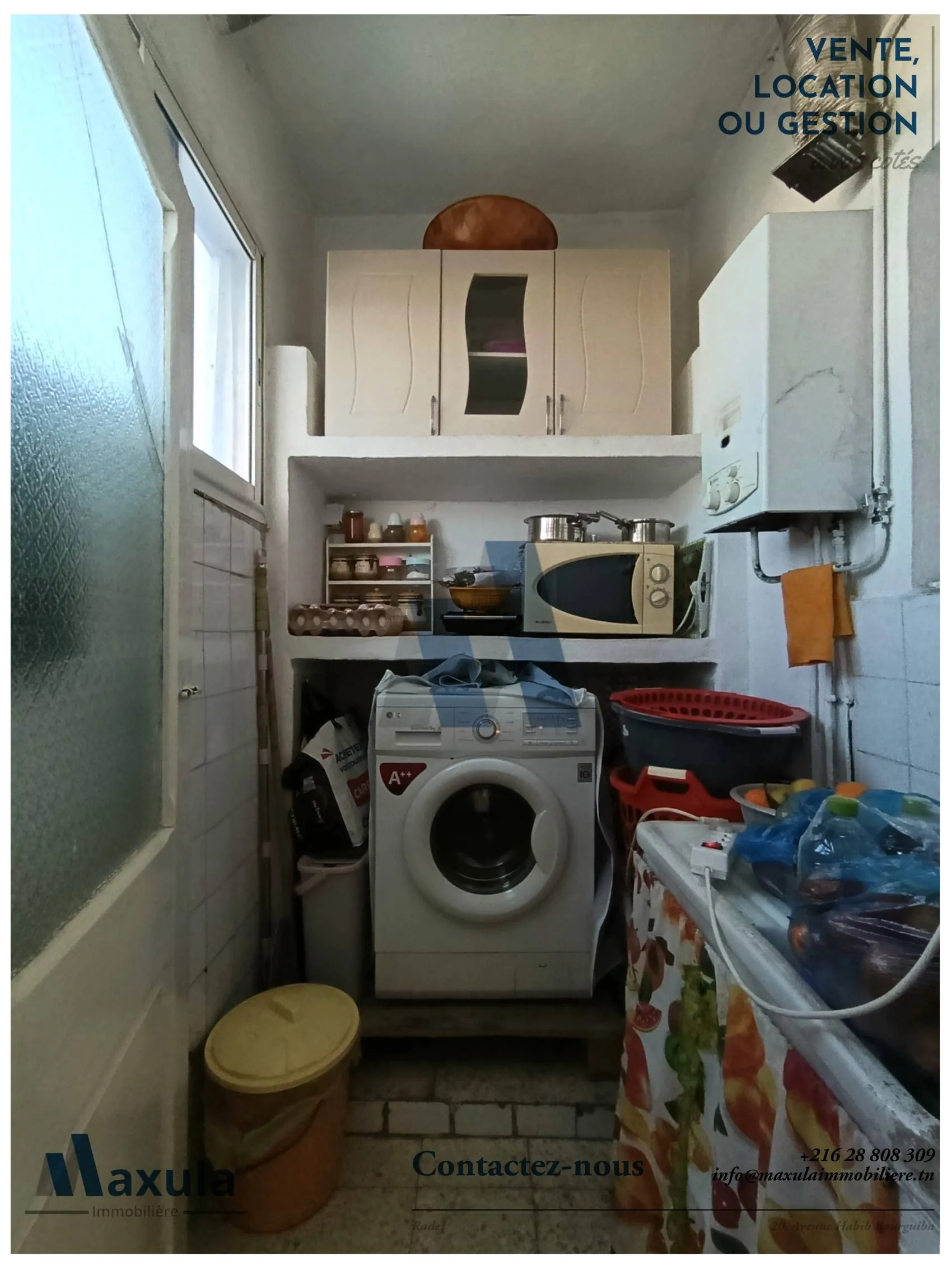 À VENDRE APPARTEMENT S+3 AU 3ÈME ÉTAGE À RADES SNIT