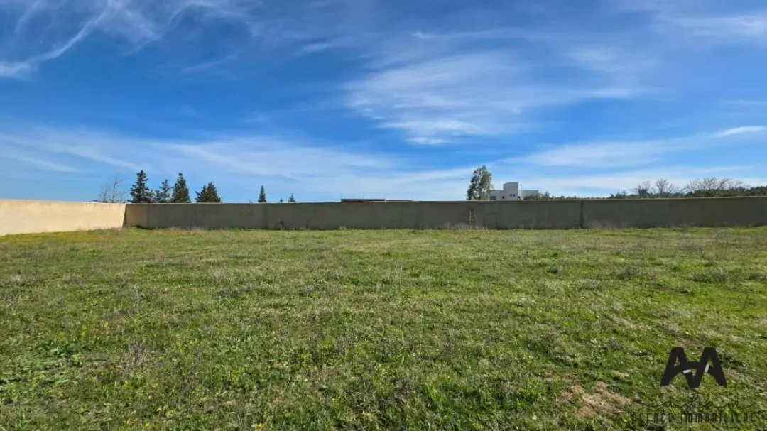 Terrain clôturé de 8 200 m² à Hammamet