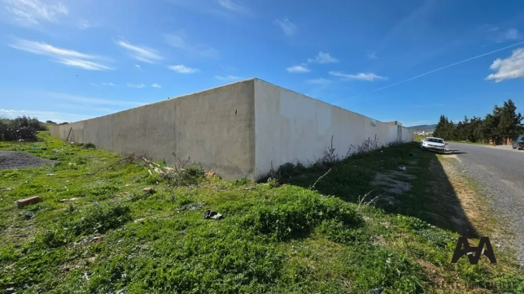Terrain clôturé de 8 200 m² à Hammamet