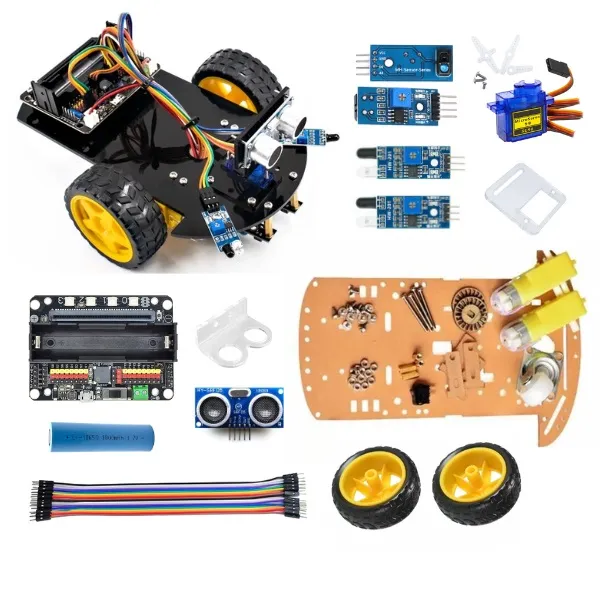 𝐊𝐢𝐭 𝐒𝐦𝐚𝐫𝐭 𝐑𝐨𝐛𝐨𝐭 𝐂𝐚𝐫 𝐕𝟐.𝟎 𝐟𝐨𝐫 𝐌𝐢𝐜𝐫𝐨𝐛𝐢𝐭 