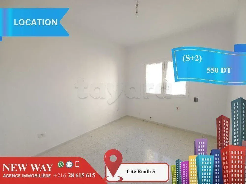 (S+2) à Cité Riadh 5