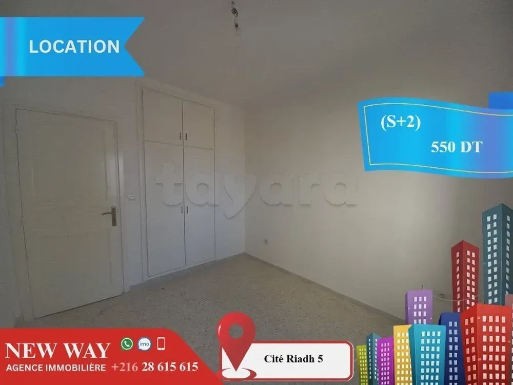 (S+2) à Cité Riadh 5