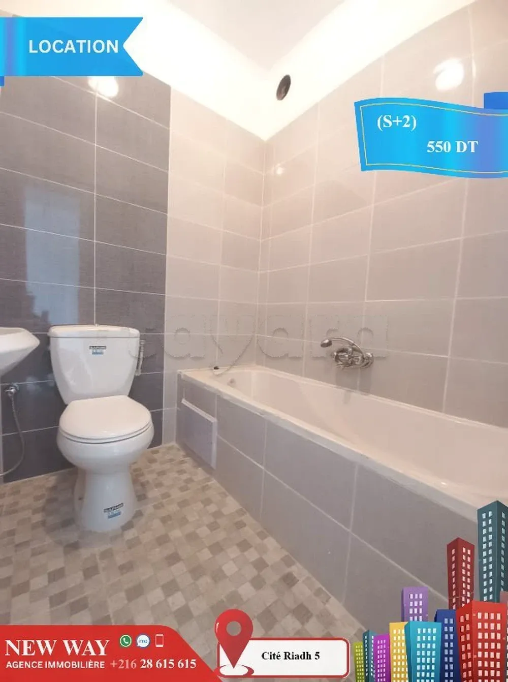 (S+2) à Cité Riadh 5