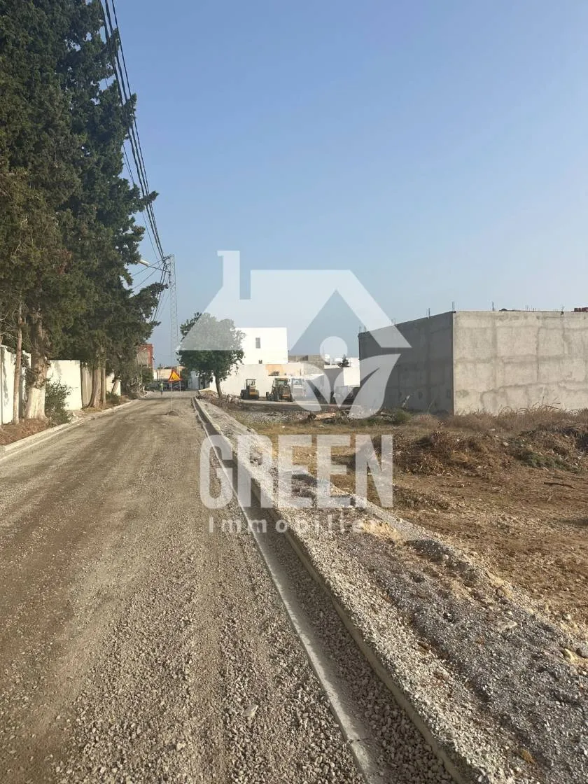 Terrain " Aziza " 6 lots situé à Hammamet – zone Bir Bouregba,