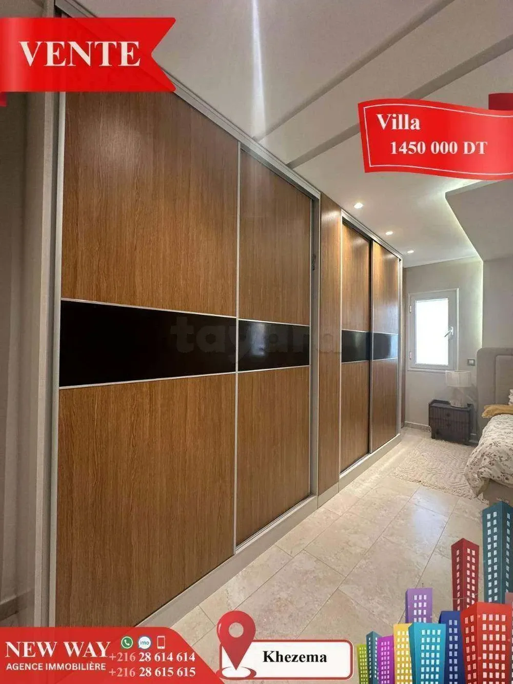 Villa à Khezema ouest , dans un quartier résidentiel