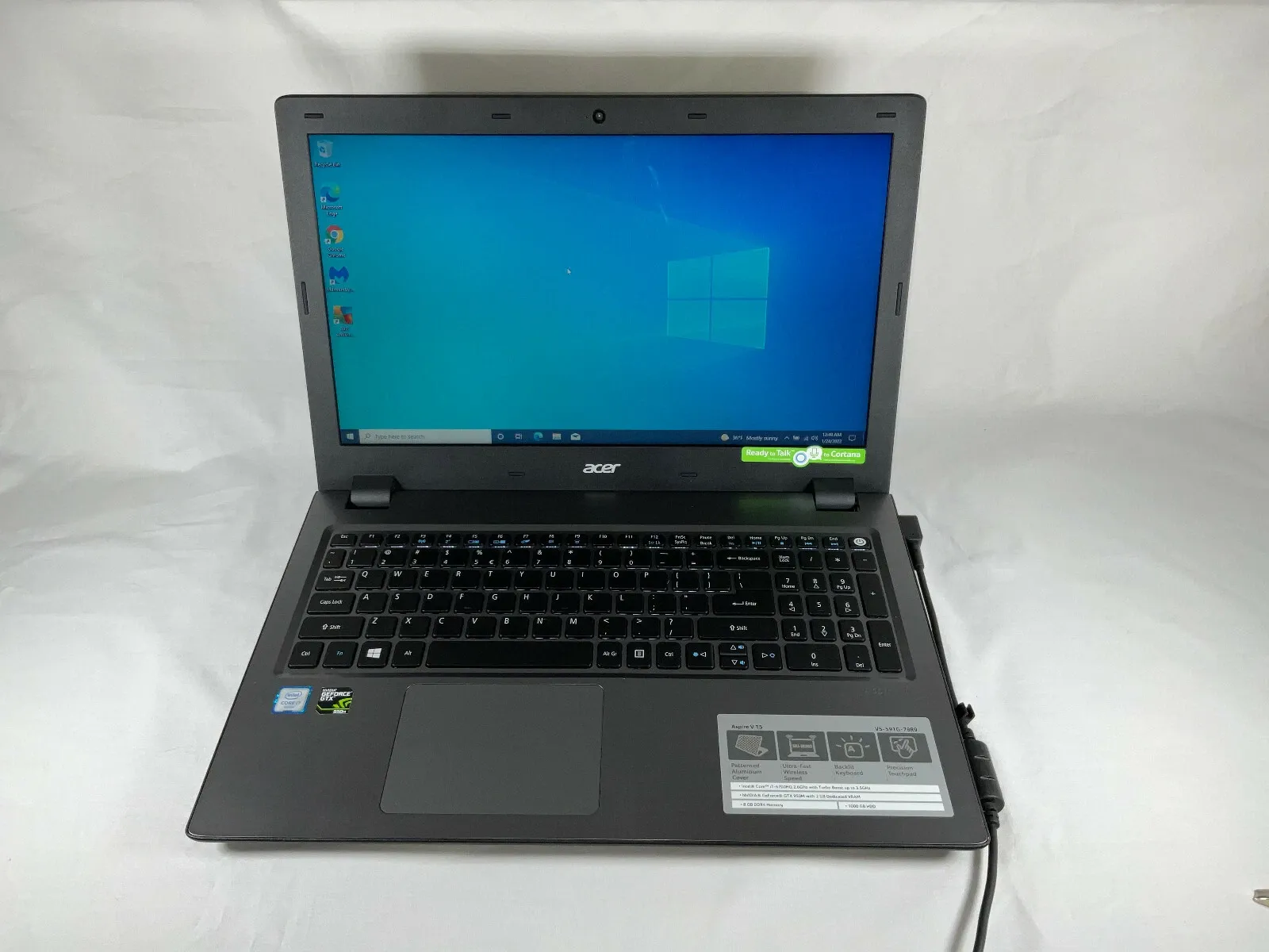 Acer Core i5 8Go ddr4 GTX 950m 4Go SSD256Go