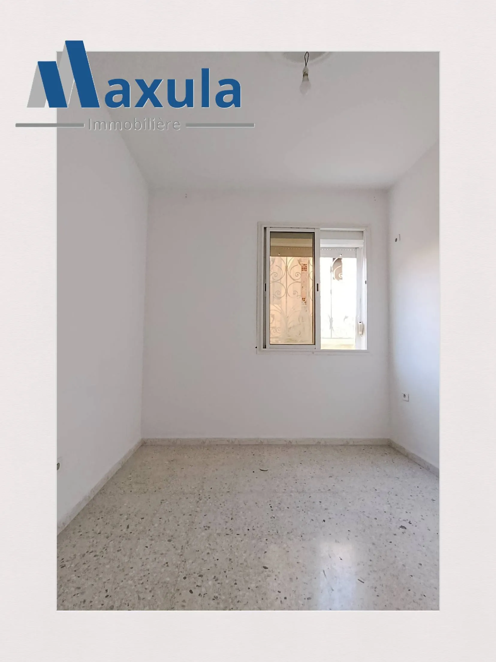 À LOUER APPARTEMENT S+2 AU REZ-DE-CHAUSSÉE À RADES QUARTIER MOHAMED ALI