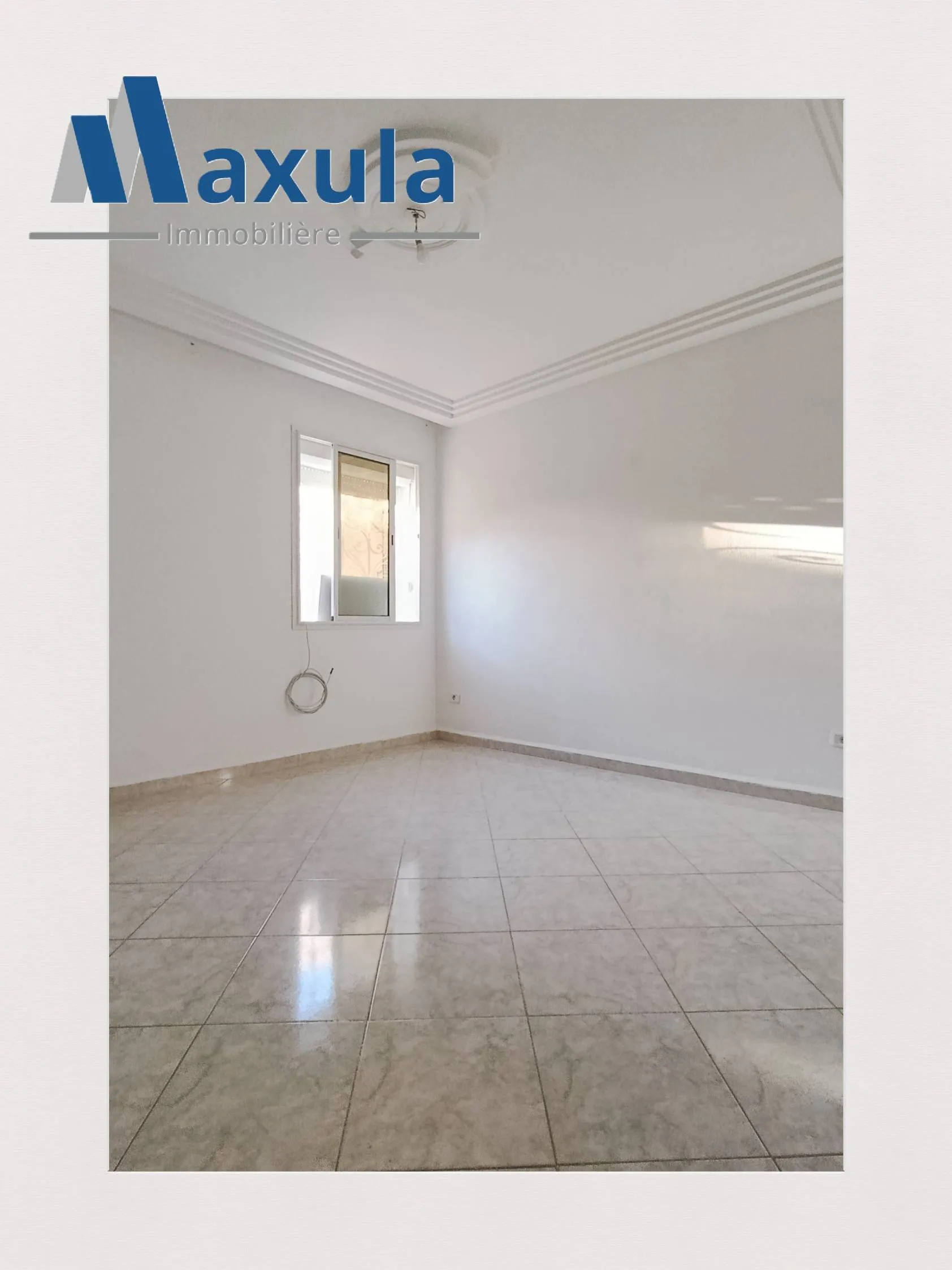 À LOUER APPARTEMENT S+2 AU REZ-DE-CHAUSSÉE À RADES QUARTIER MOHAMED ALI