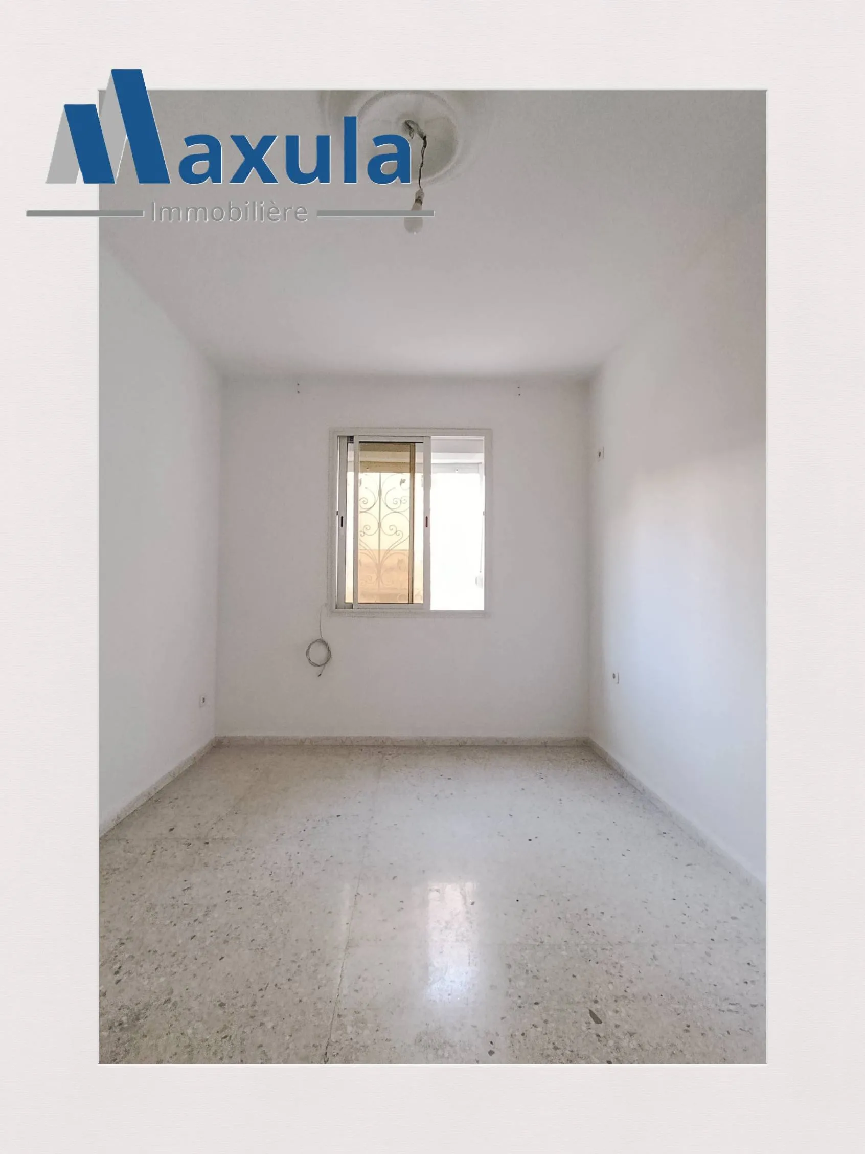 À LOUER APPARTEMENT S+2 AU REZ-DE-CHAUSSÉE À RADES QUARTIER MOHAMED ALI