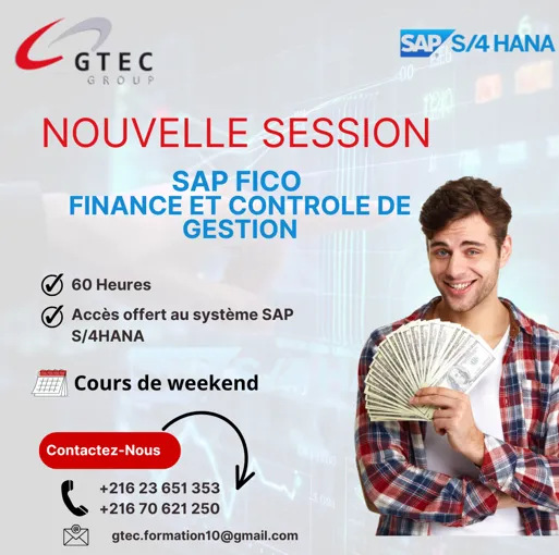 Nouvelle session â SAP FICO S/4HANA