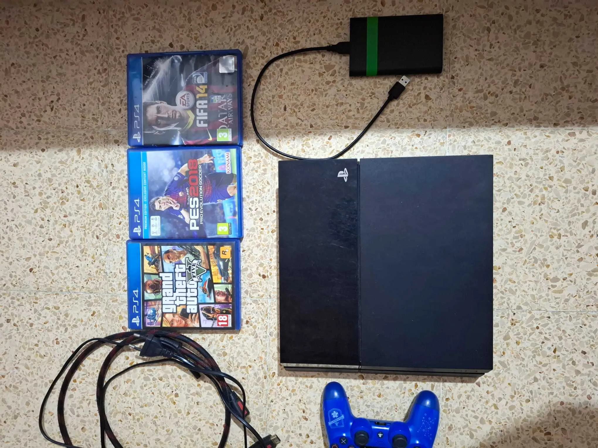 PlayStation 4 fat 2 manette 