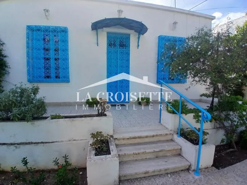 Villa plain-pied S2 meublée à La Marsa MVL1752