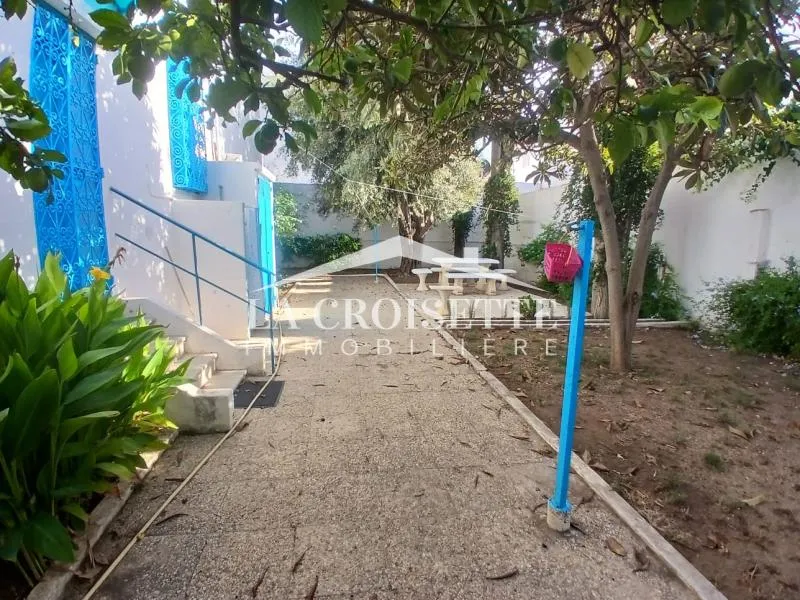 Villa plain-pied S2 meublée à La Marsa MVL1752