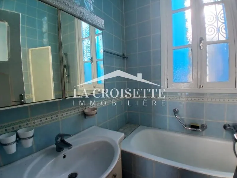 Villa plain-pied S2 meublée à La Marsa MVL1752