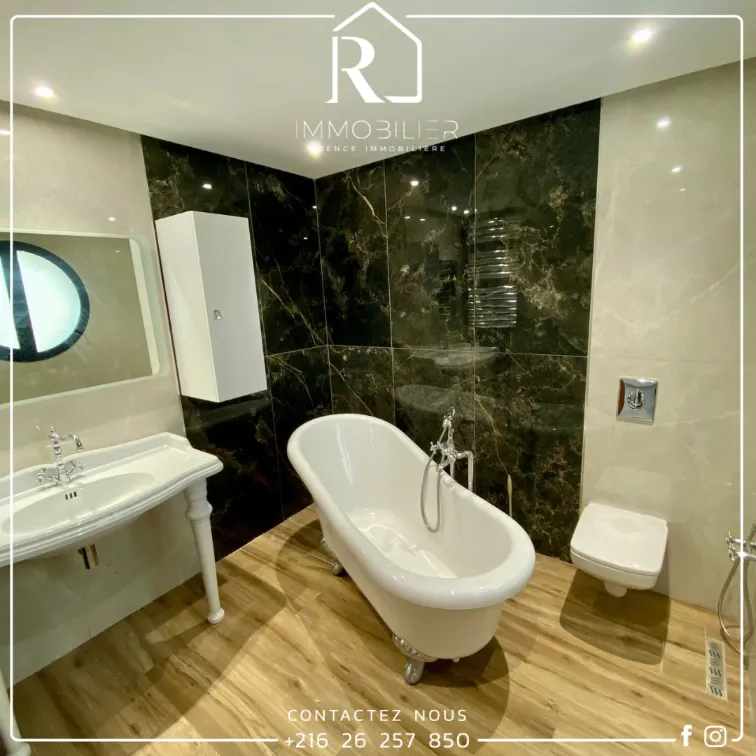 #LOCATION_annuelle S+2 #HAMMAMET #Penthouse_Vue mer Coté mer