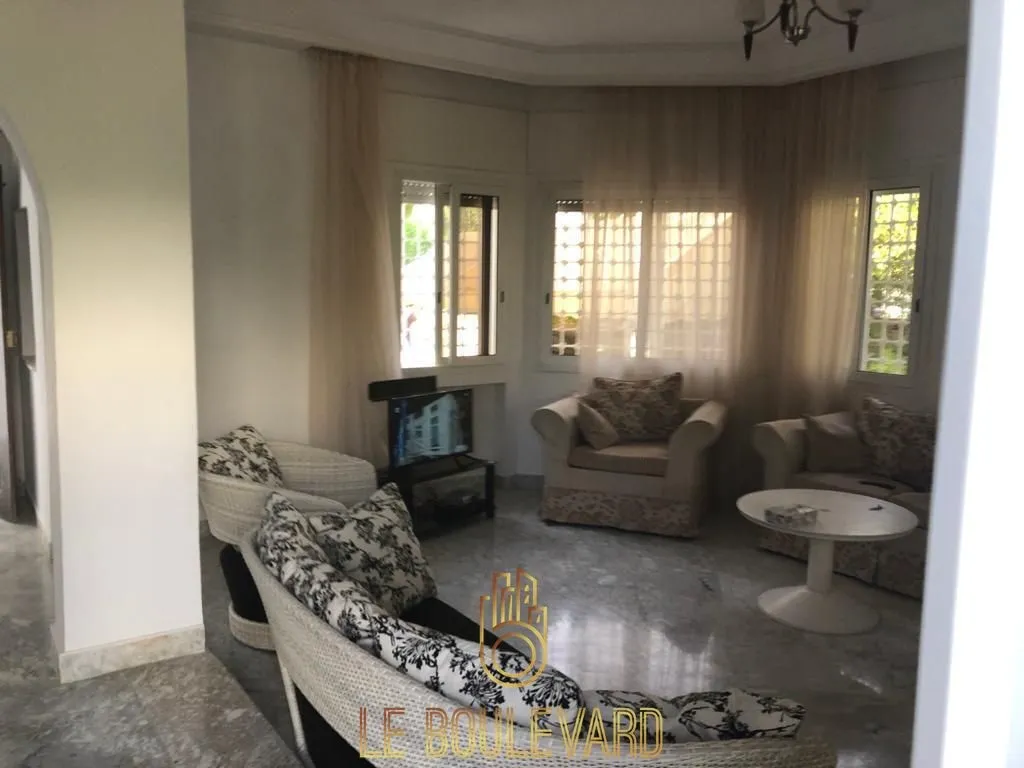 A Louer Villa Duplex S+5 Avec Jardin Située dans la résidence ‘jinene al andalous ‘, Yasmine Hammamet