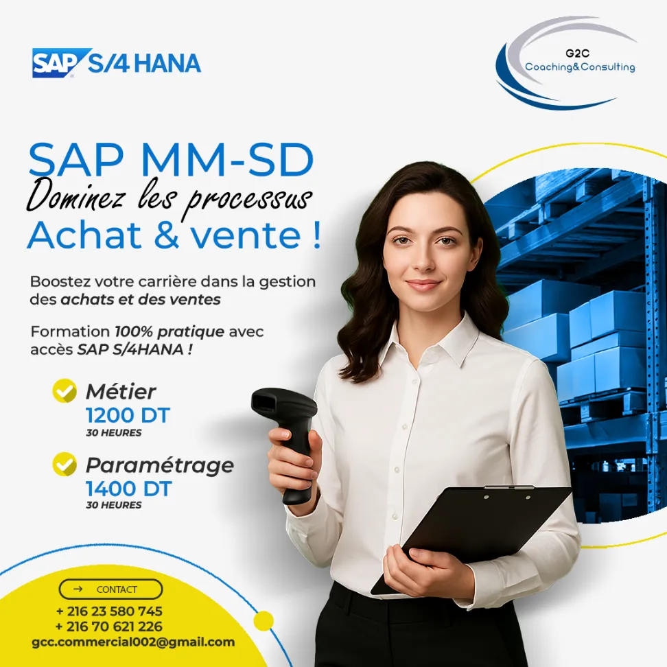 Formation SAP S/4HANA MM SD
