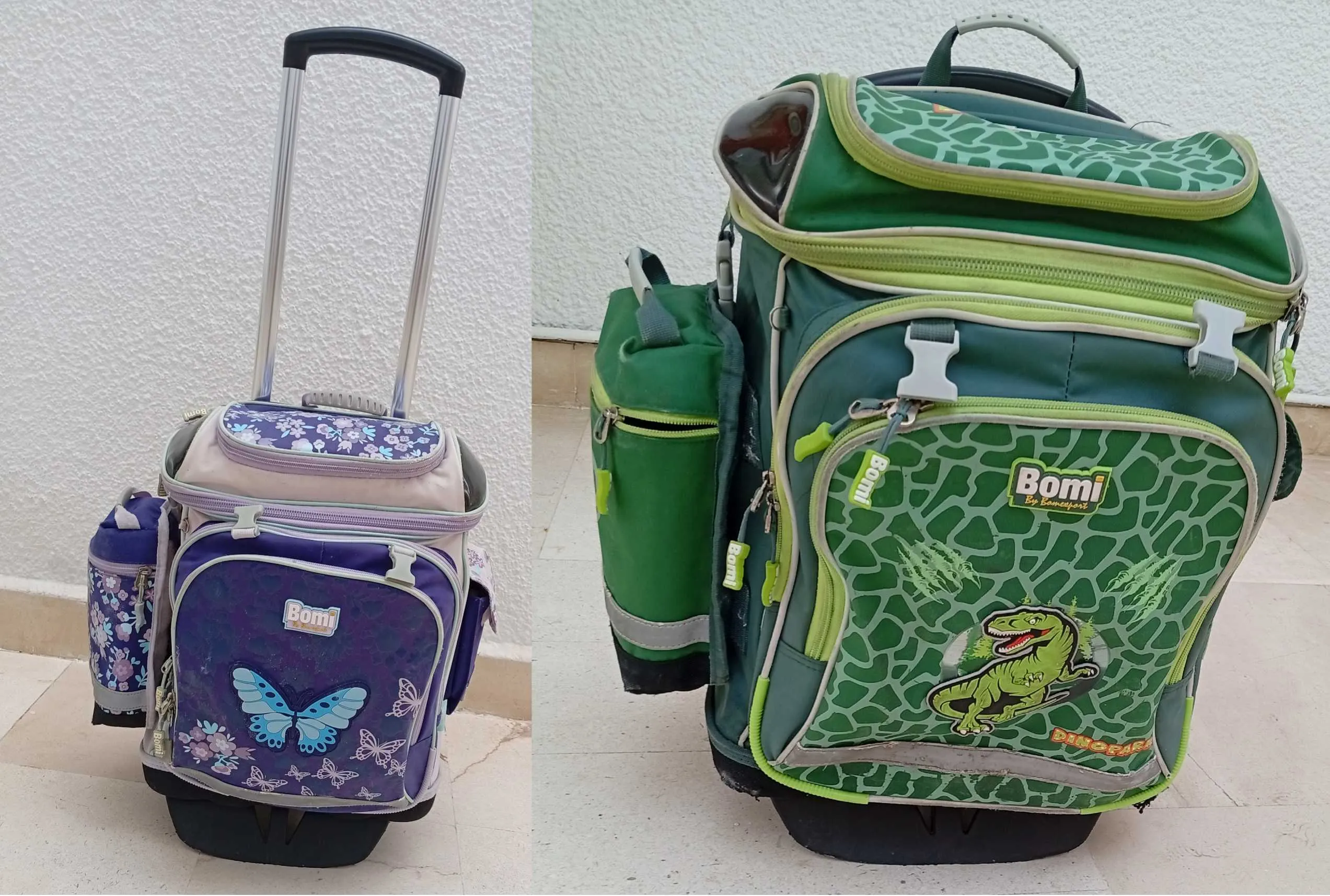 Deux Sacs à dos BOMI Grand Modèle avec chariot