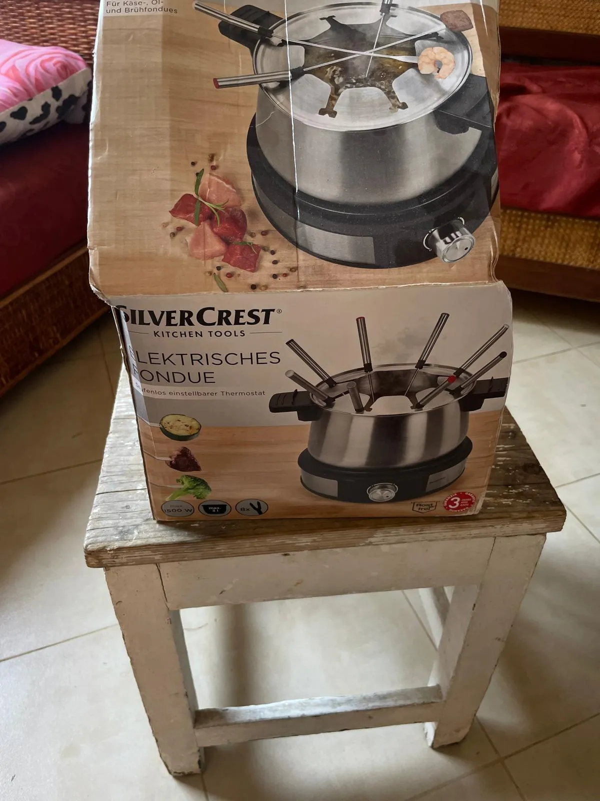service à fondue électrique