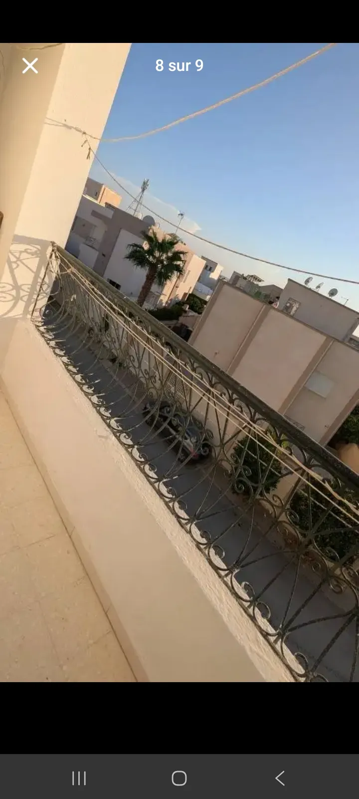 un étage de villa S+2 a louer situé à Jardins El Menzah2 prés de mosquée.