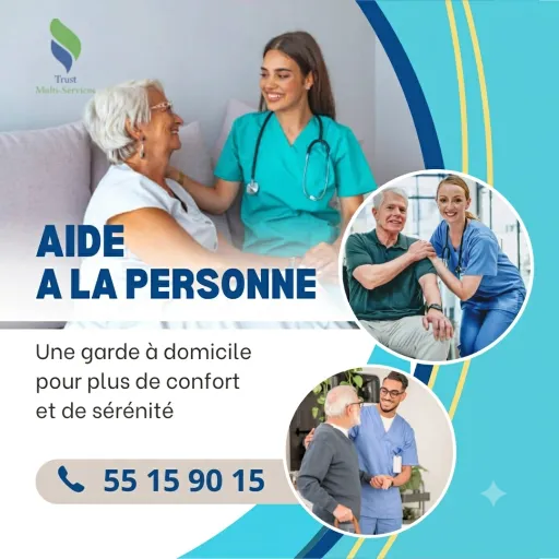 aide personne âgées couchante a el menzah