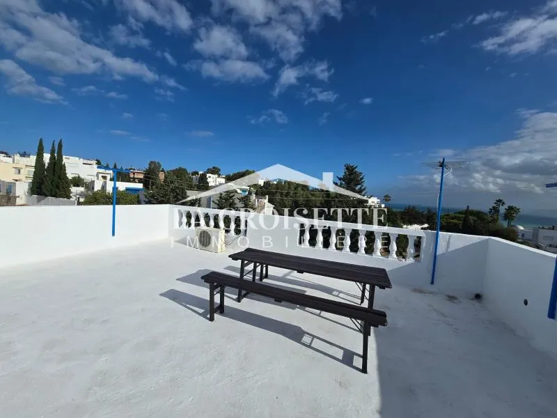 Etage de villa s2 meublé à Carthage Amilcar ZEL0563